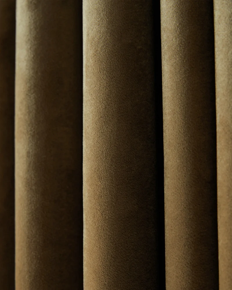 Moonlit 4 Layers Heavyweight Soundproof Thermal 100% Blackout Velvet Custom Curtain