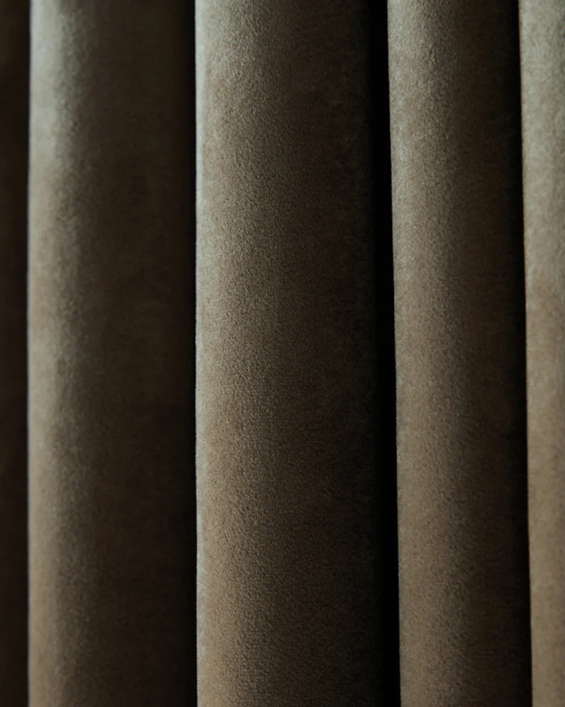 Moonlit 4 Layers Heavyweight Soundproof Thermal 100% Blackout Velvet Custom Curtain