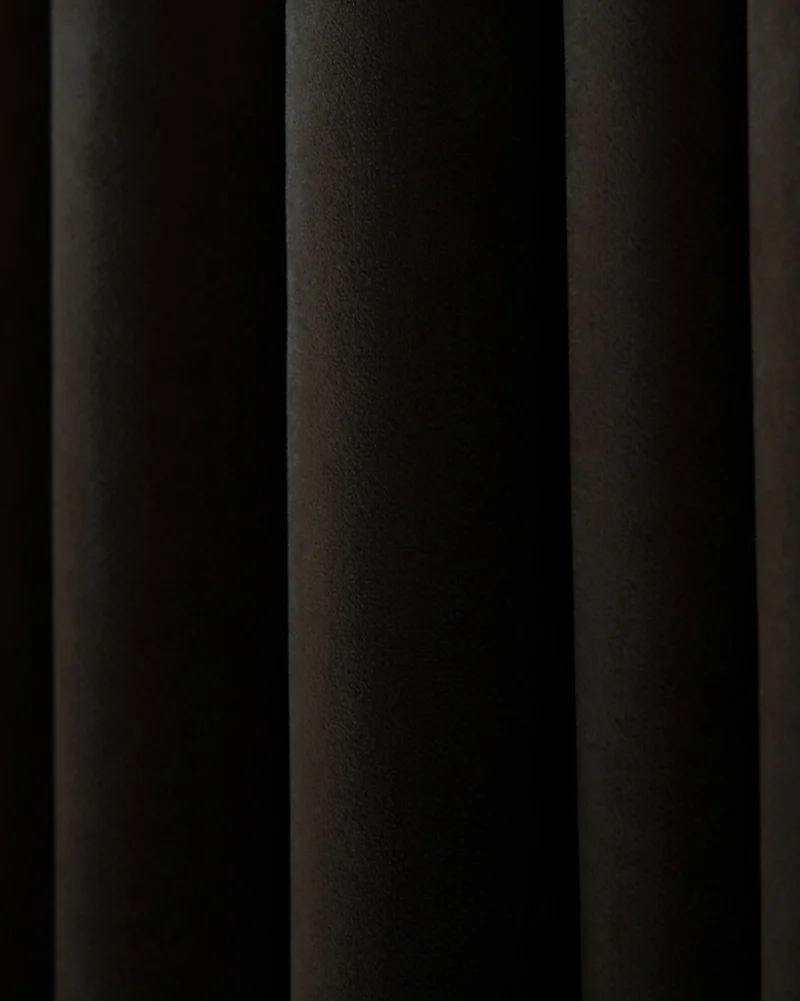 Moonlit 4 Layers Heavyweight Soundproof Thermal 100% Blackout Velvet Custom Curtain