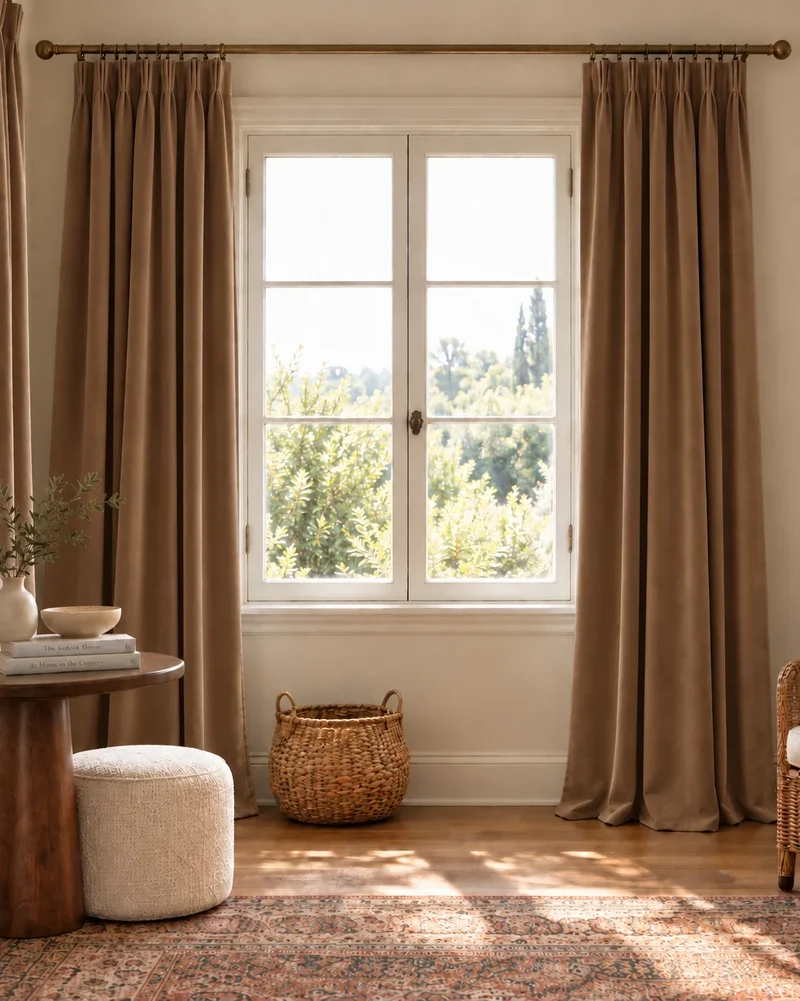 Moonlit 4 Layers Heavyweight Soundproof Thermal 100% Blackout Velvet Custom Curtain