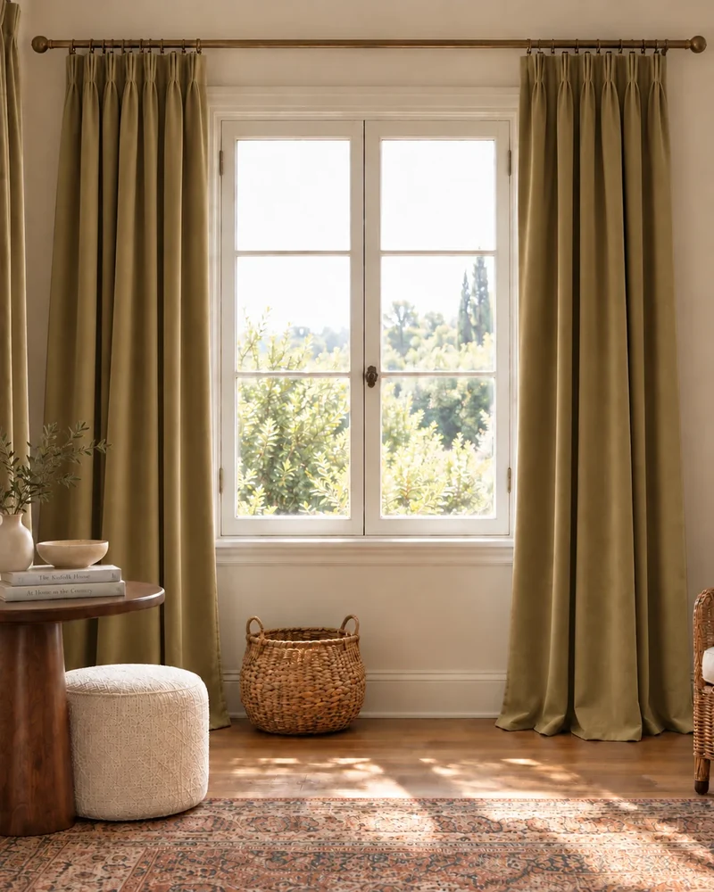 Moonlit 4 Layers Heavyweight Soundproof Thermal 100% Blackout Velvet Custom Curtain