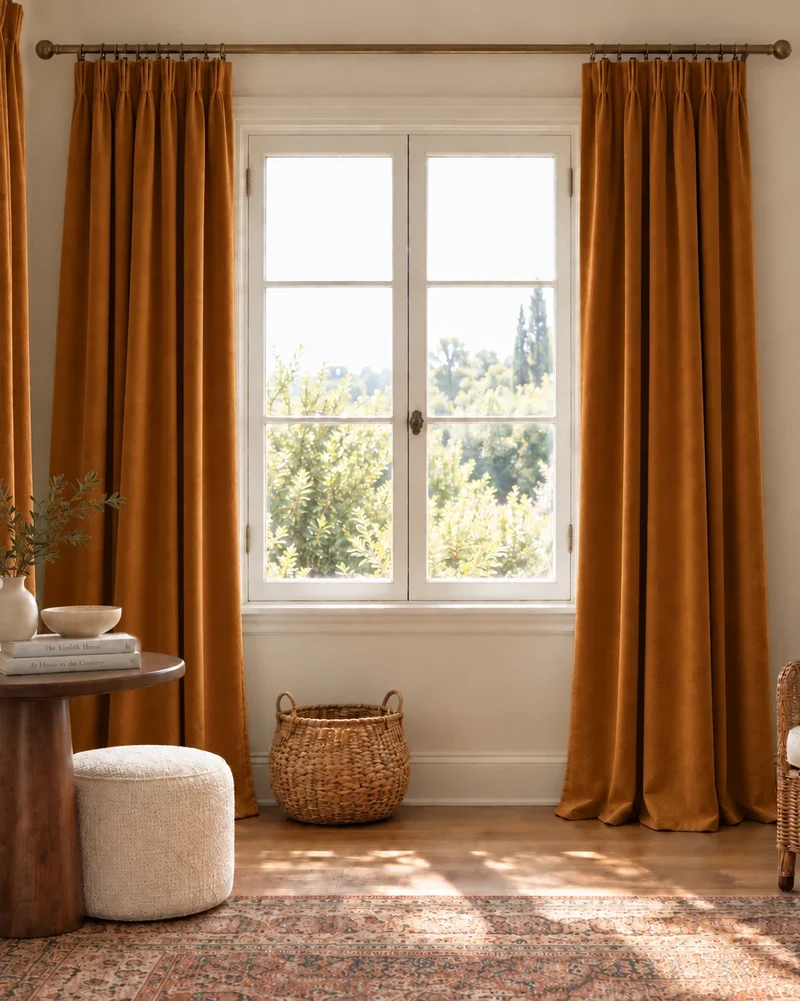 Moonlit 4 Layers Heavyweight Soundproof Thermal 100% Blackout Velvet Custom Curtain