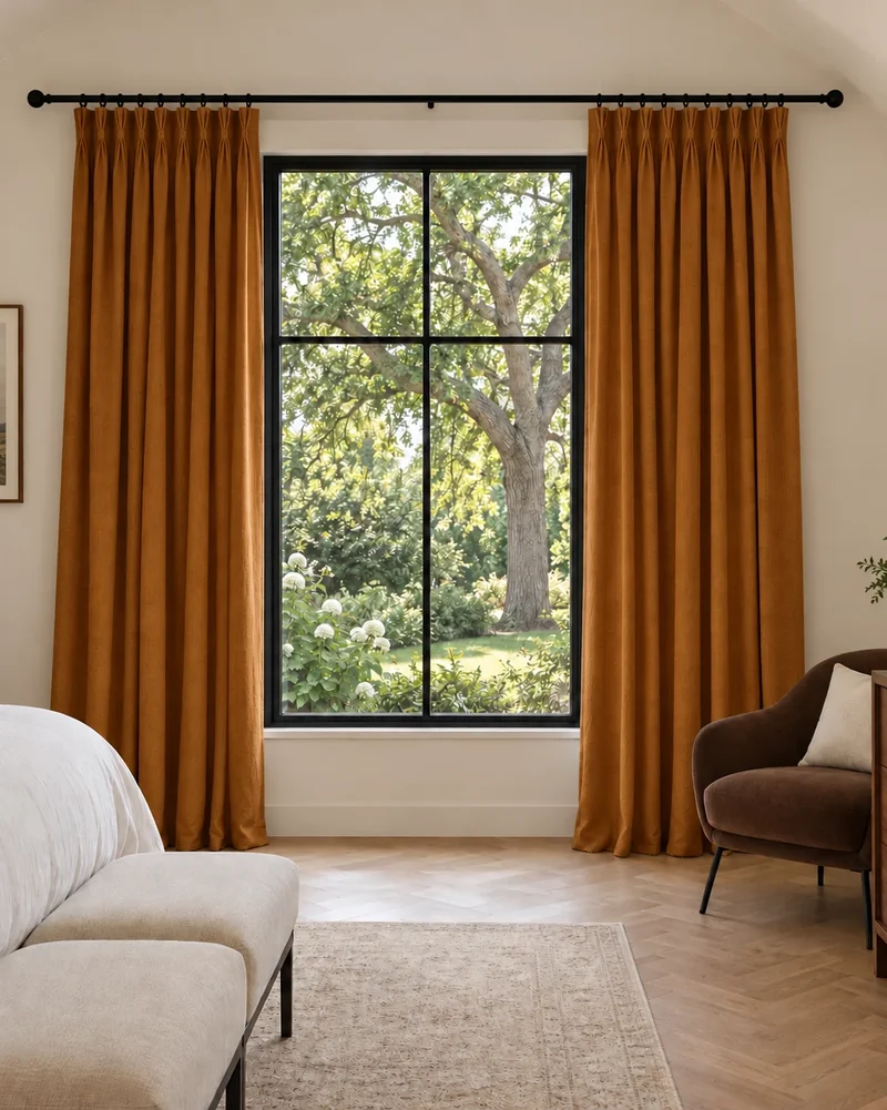 Moonlit 4 Layers Heavyweight Soundproof Thermal 100% Blackout Velvet Custom Curtain