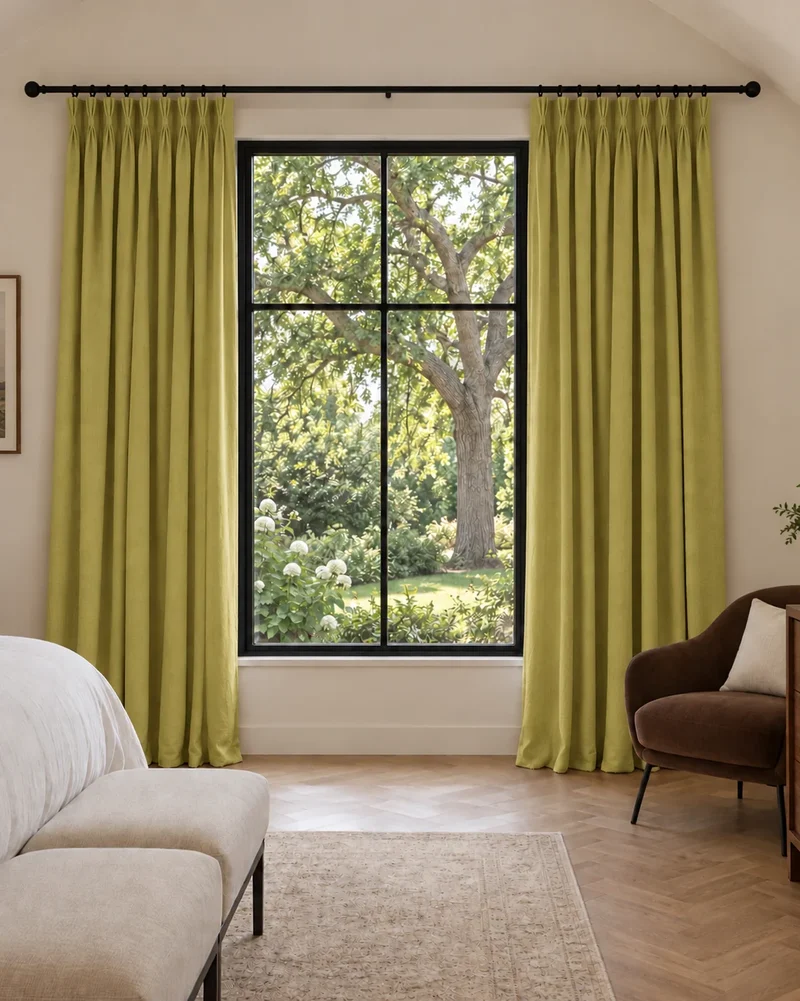 Moonlit 4 Layers Heavyweight Soundproof Thermal 100% Blackout Velvet Custom Curtain