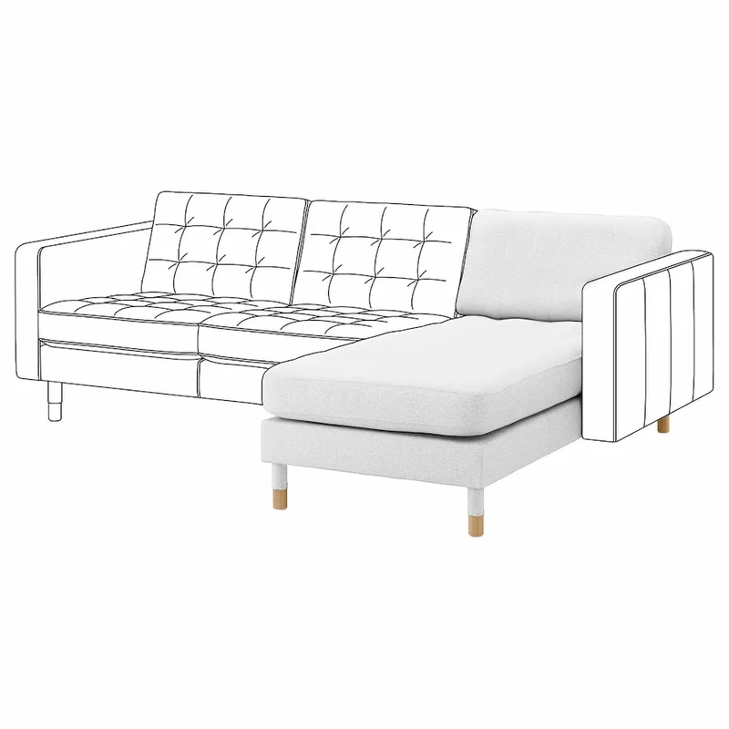 Landskrona Chaise Longue Hoes