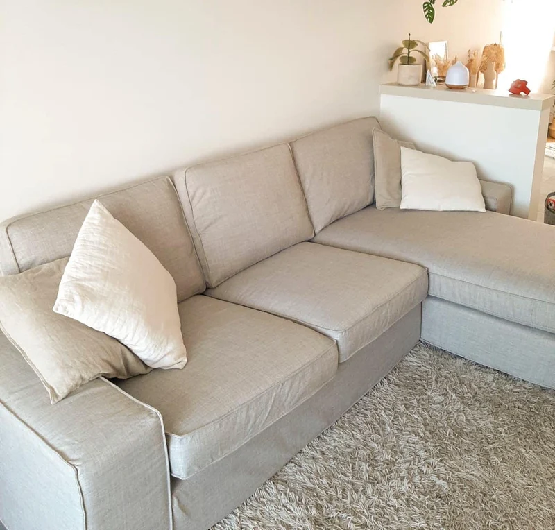 Kivik 2-zits met Chaise Longue Hoes