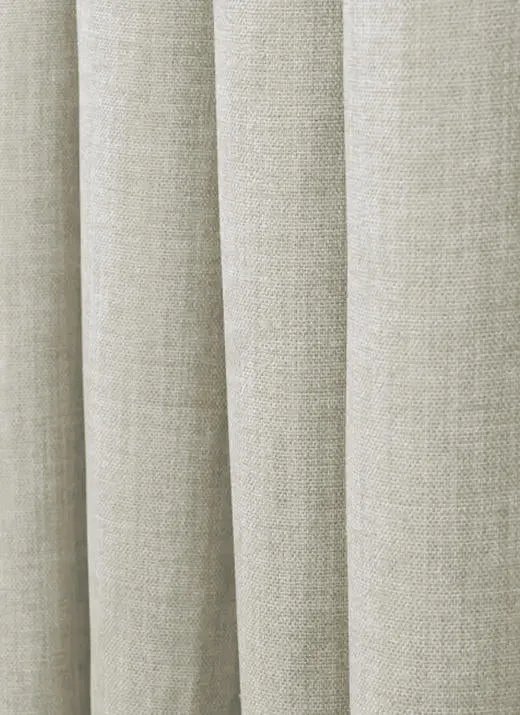 Zoe Linen Look Soft Custom Curtain