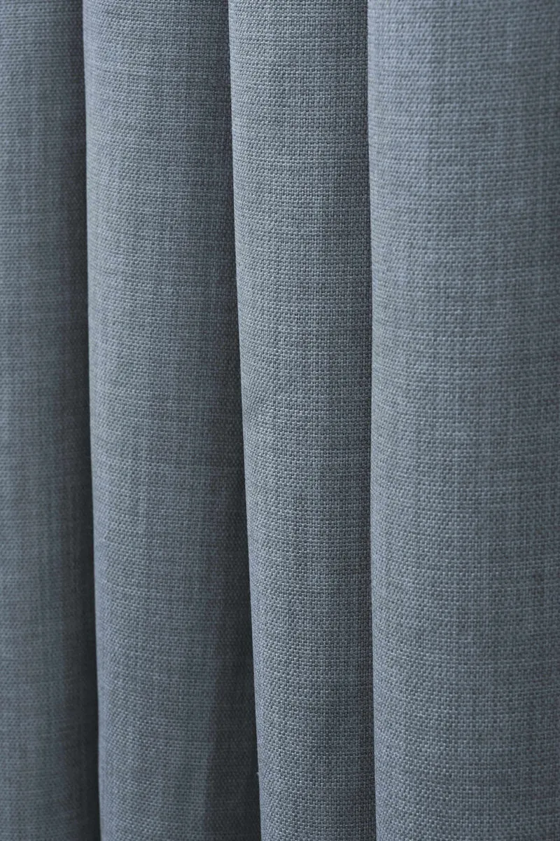 Zoe Linen Look Soft Custom Curtain