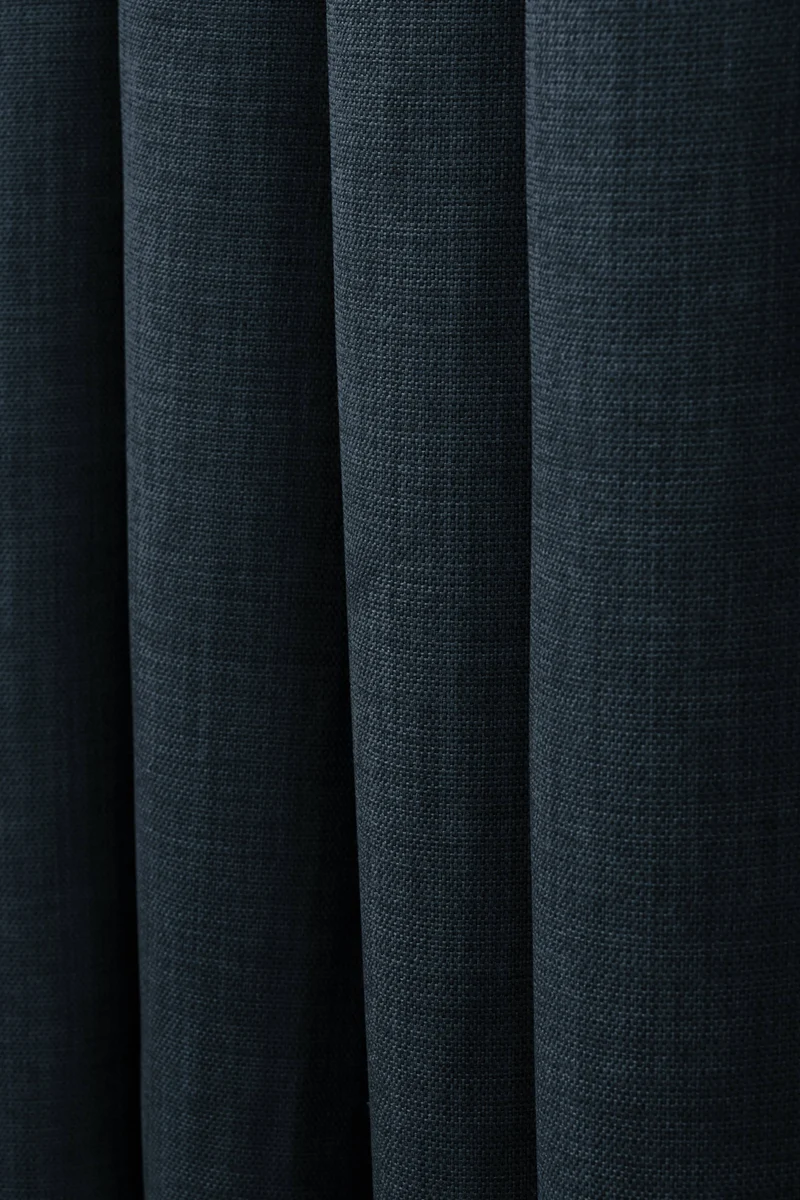 Zoe Linen Look Soft Custom Curtain