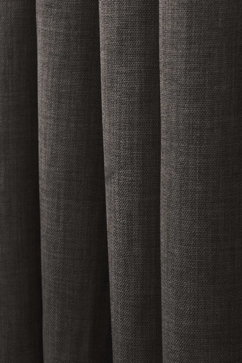 Zoe Linen Look Soft Custom Curtain