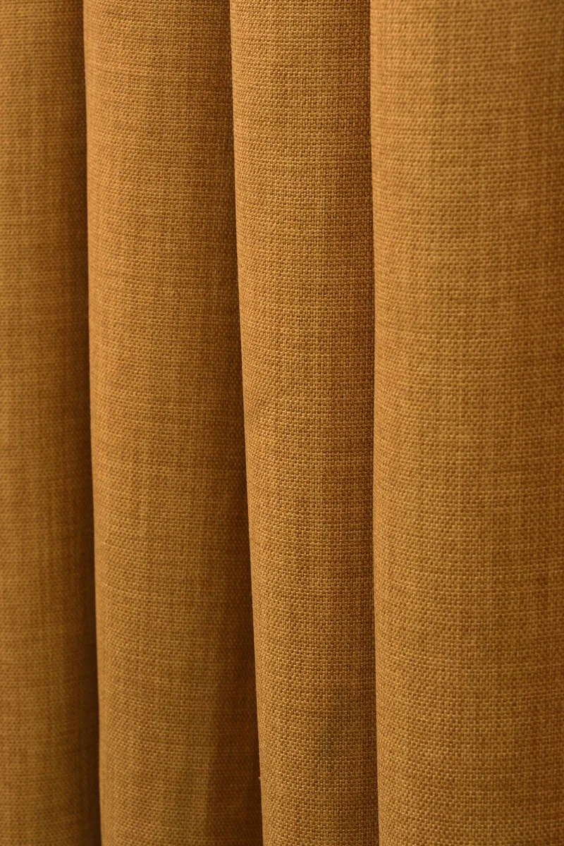 Zoe Linen Look Soft Custom Curtain