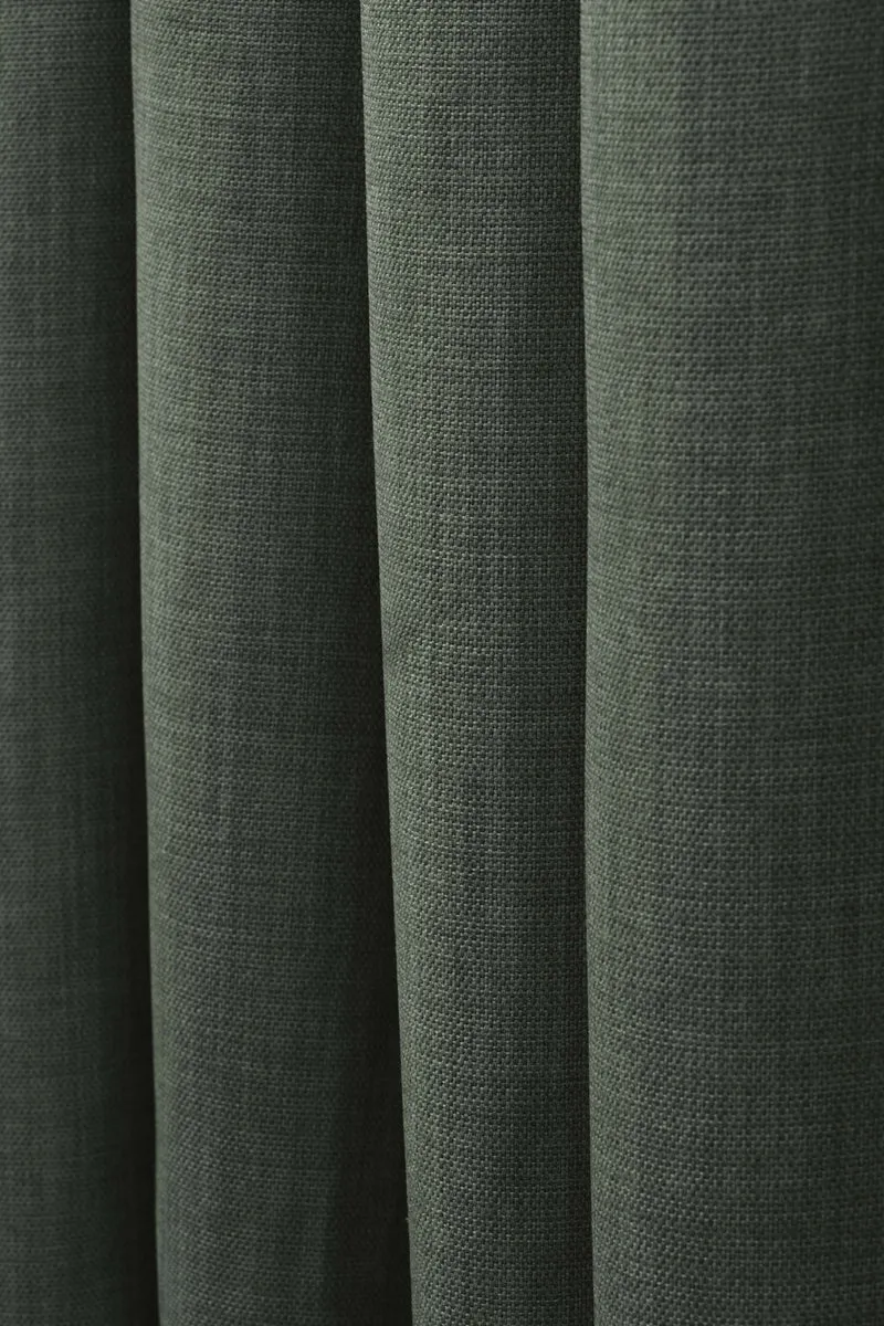Zoe Linen Look Soft Custom Curtain
