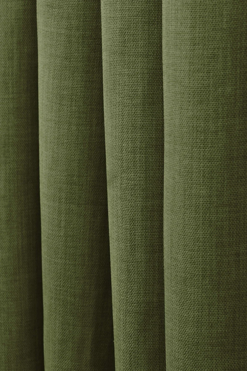 Zoe Linen Look Soft Custom Curtain