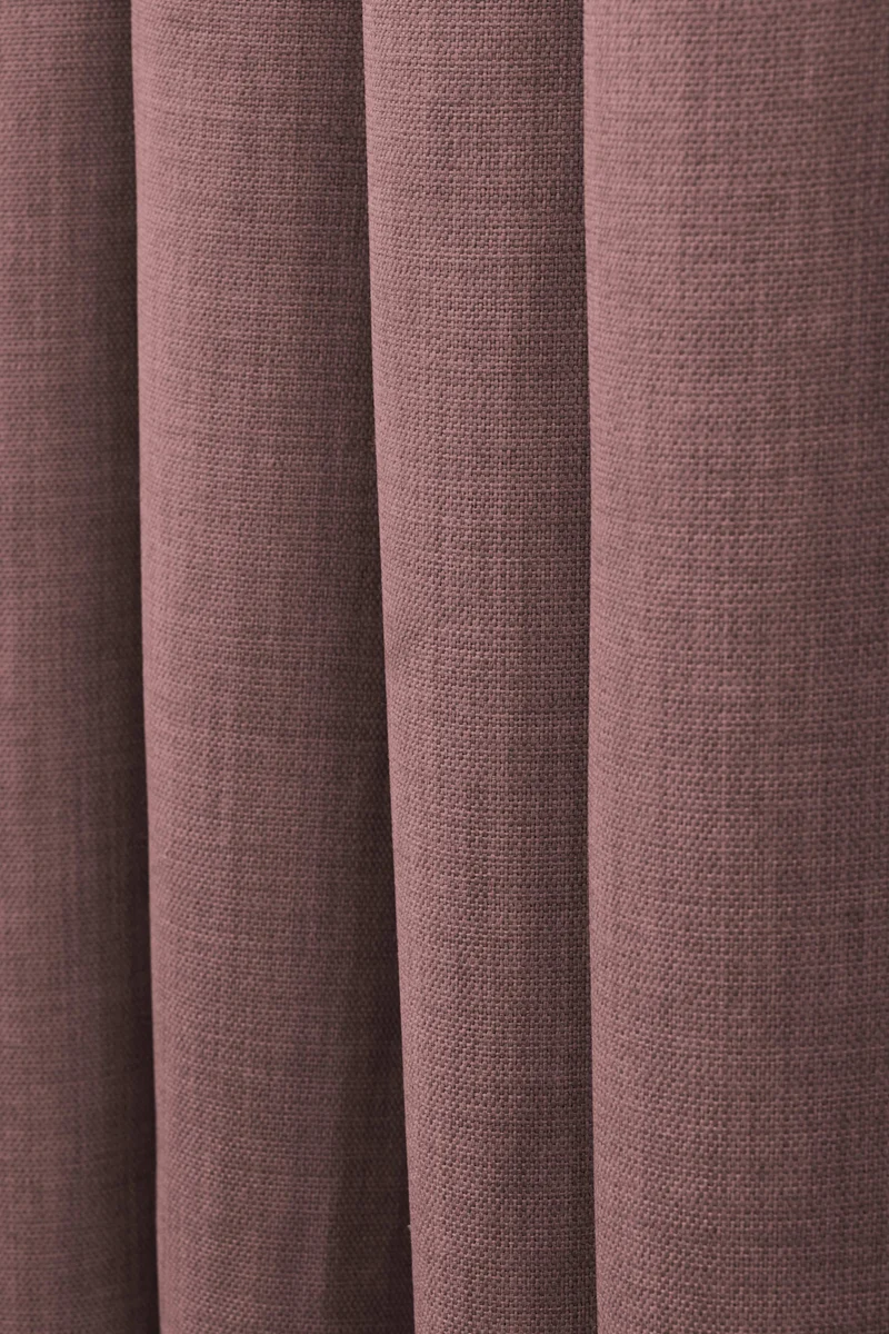 Zoe Linen Look Soft Custom Curtain