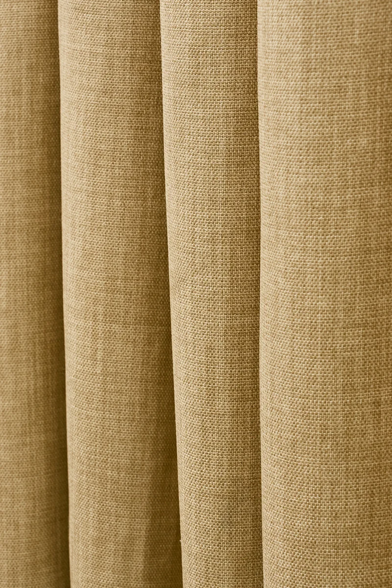 Zoe Linen Look Soft Custom Curtain