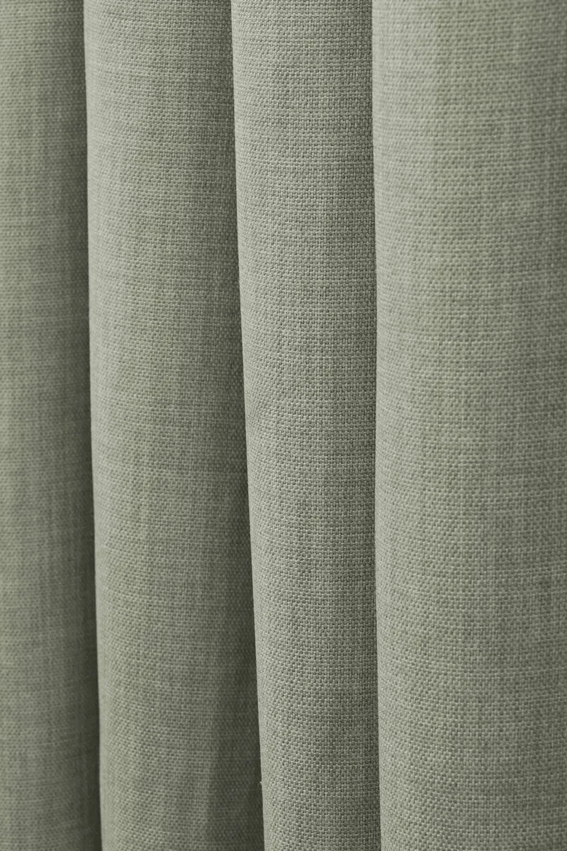 Zoe Linen Look Soft Custom Curtain