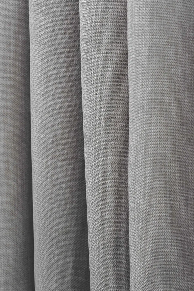 Zoe Linen Look Soft Custom Curtain