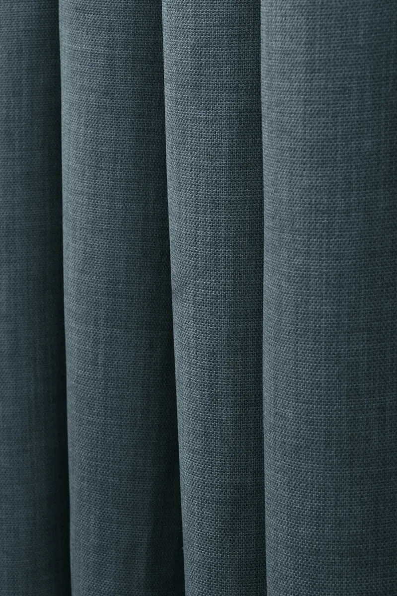 Zoe Linen Look Soft Custom Curtain