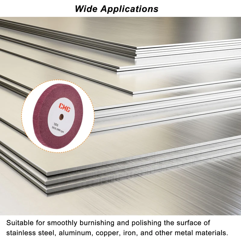 Uxcell Non-Woven Nylon Wire Drawing Abrasive Polishing Flap Wheel Grinding