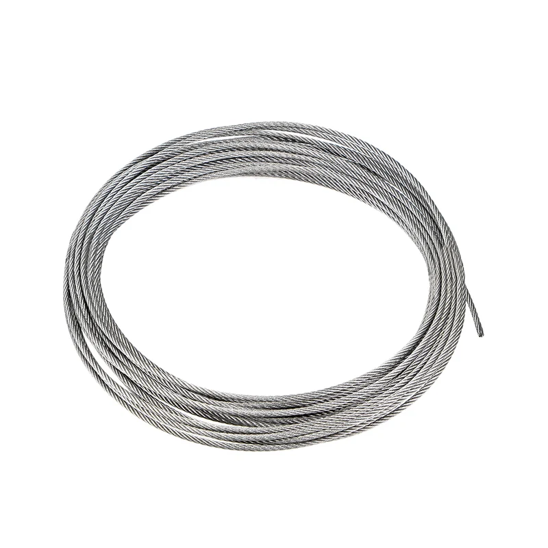 Uxcell Stainless Steel Wire Rope Cable 304 Grade for Hoist Lifting Grinder Pulley Wheel