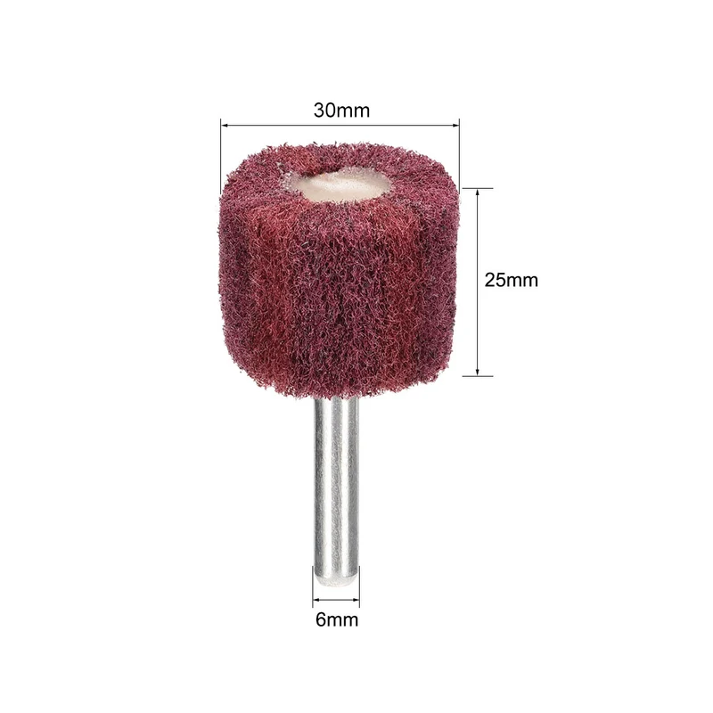 Uxcell Abrasive Wheels Buffing Polishing Wheels with 6mm Shank 3pcs
