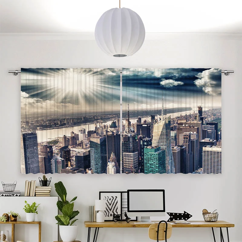 Vorhang Motiv "Skyline Manhattan"