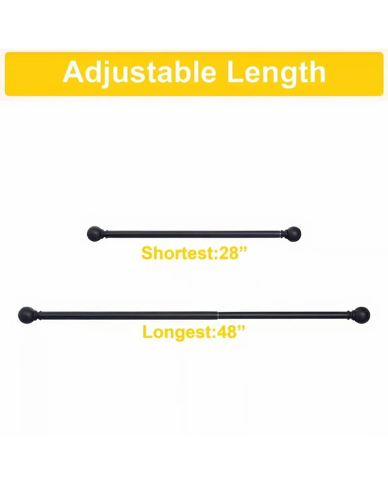 Classic Ball Adjustable Curtain Rod