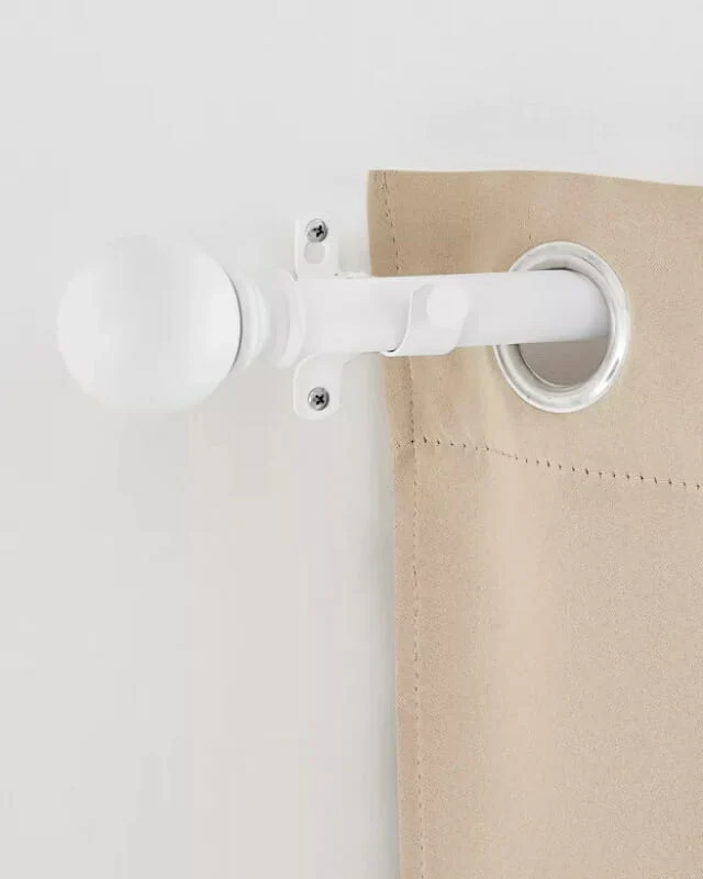 Classic Ball Adjustable Curtain Rod