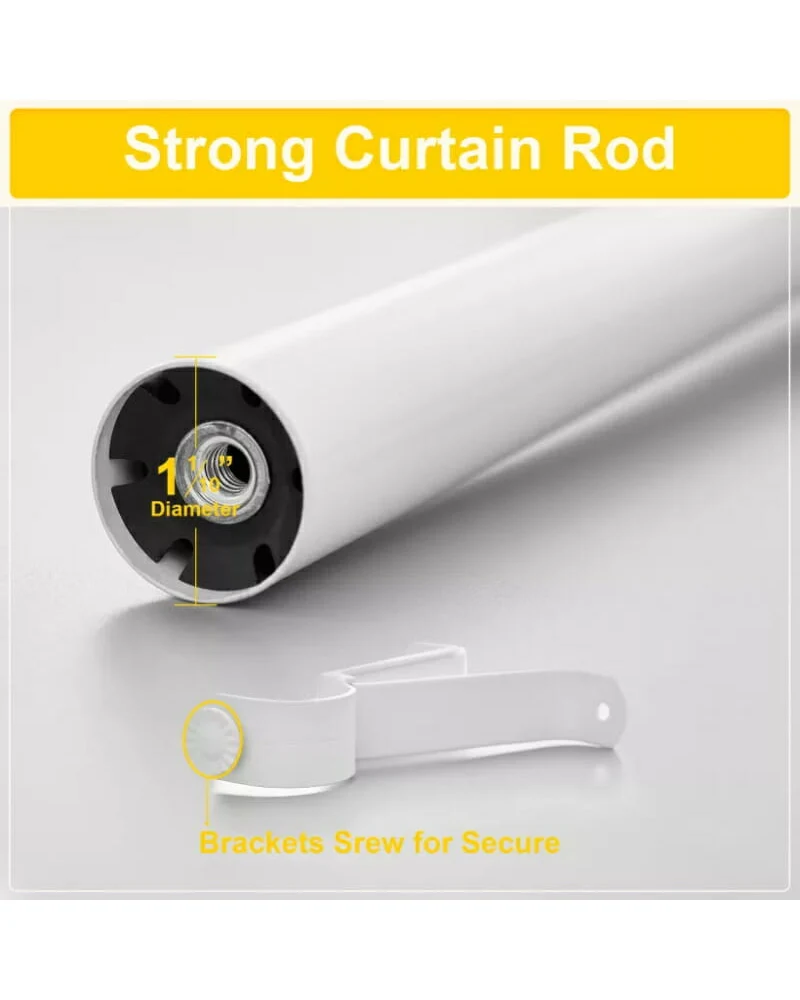 Classic Ball Adjustable Curtain Rod