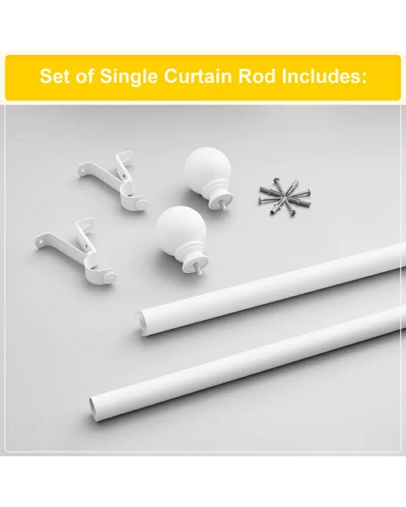 Classic Ball Adjustable Curtain Rod
