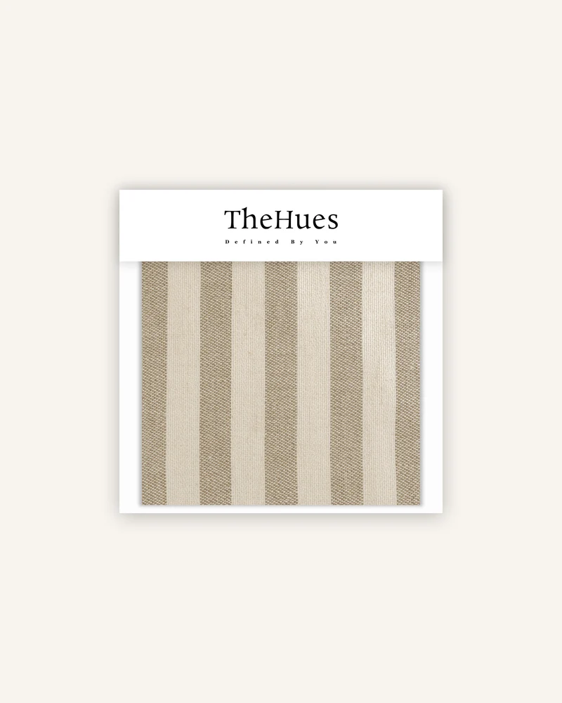 Milano Linen Blend Striped Fabric Swatches