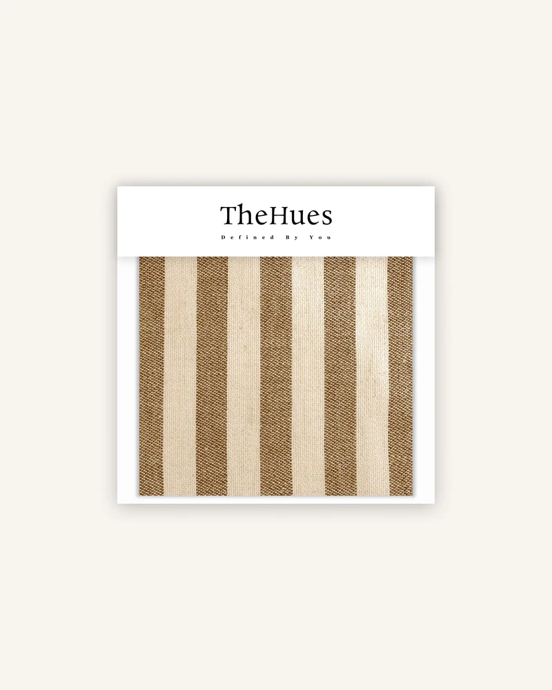 Milano Linen Blend Striped Fabric Swatches