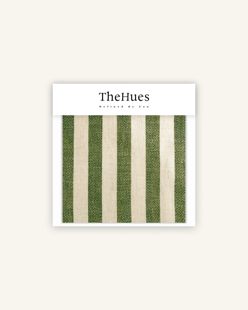 Milano Linen Blend Striped Fabric Swatches