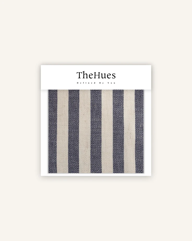 Milano Linen Blend Striped Fabric Swatches