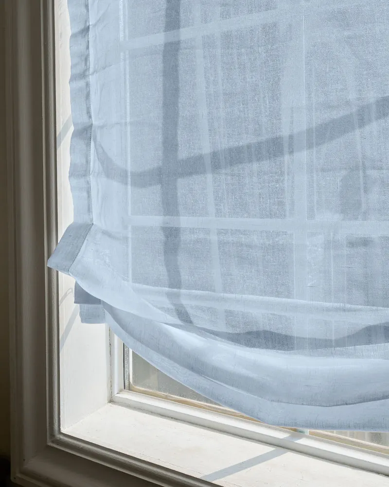 Yarn Sheer Relaxed Custom Roman Shade