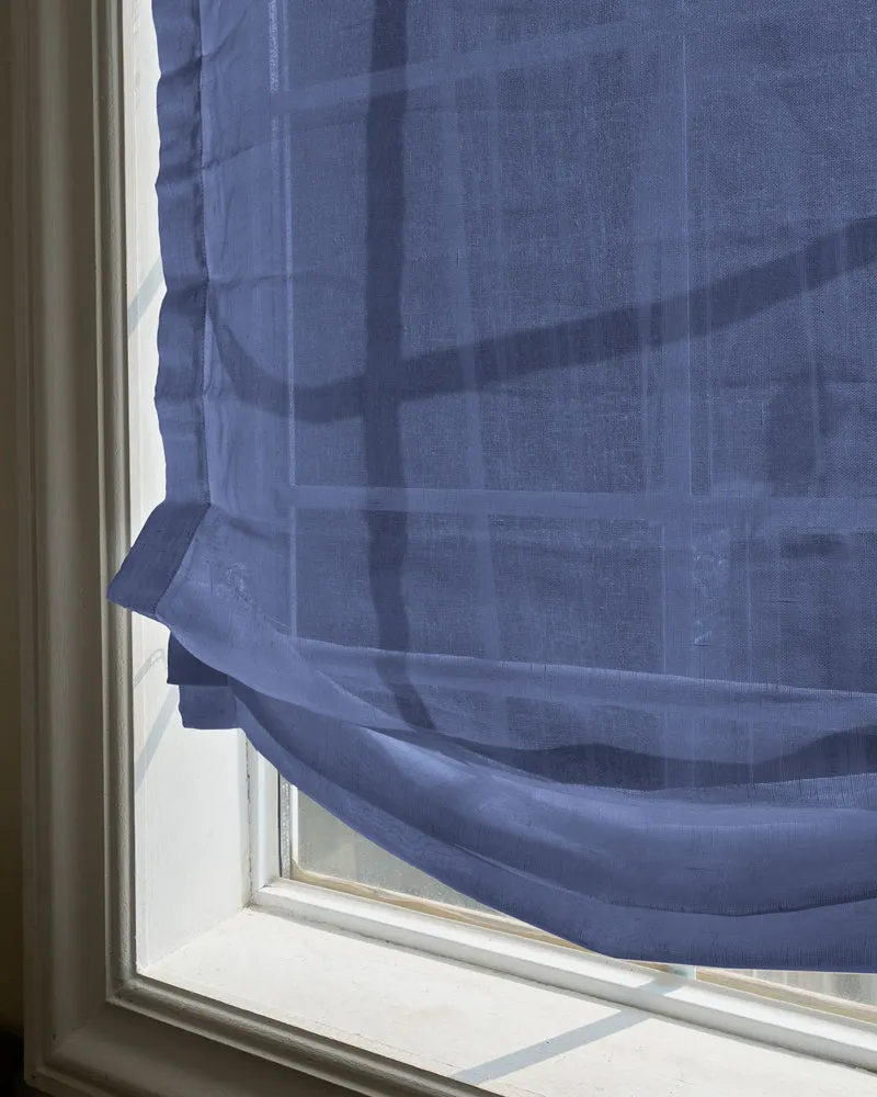 Yarn Sheer Relaxed Custom Roman Shade