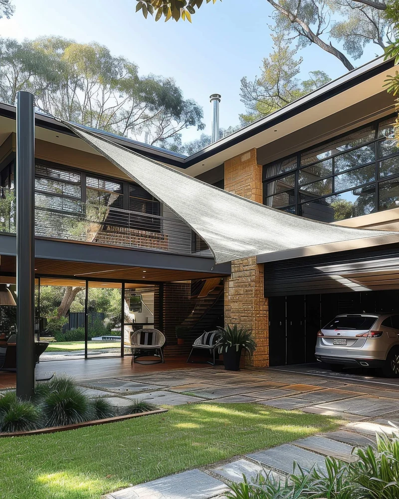 HDPE Breathable Custom Triangle Sun Shade Sail