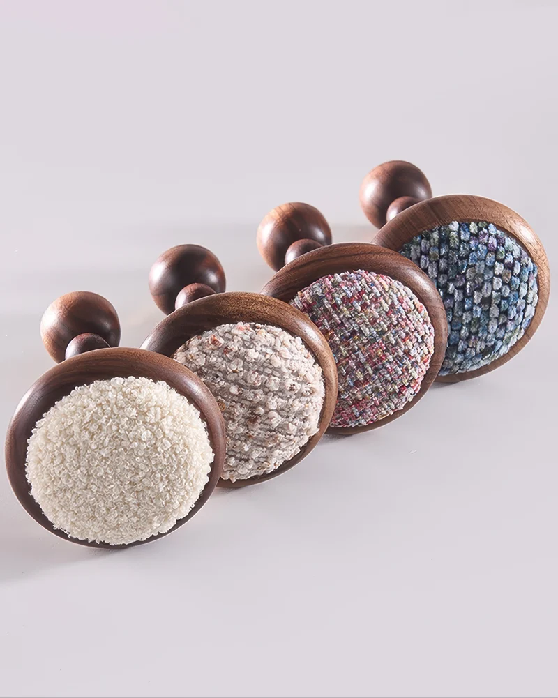 Leather Knob Curtain Wall Hook
