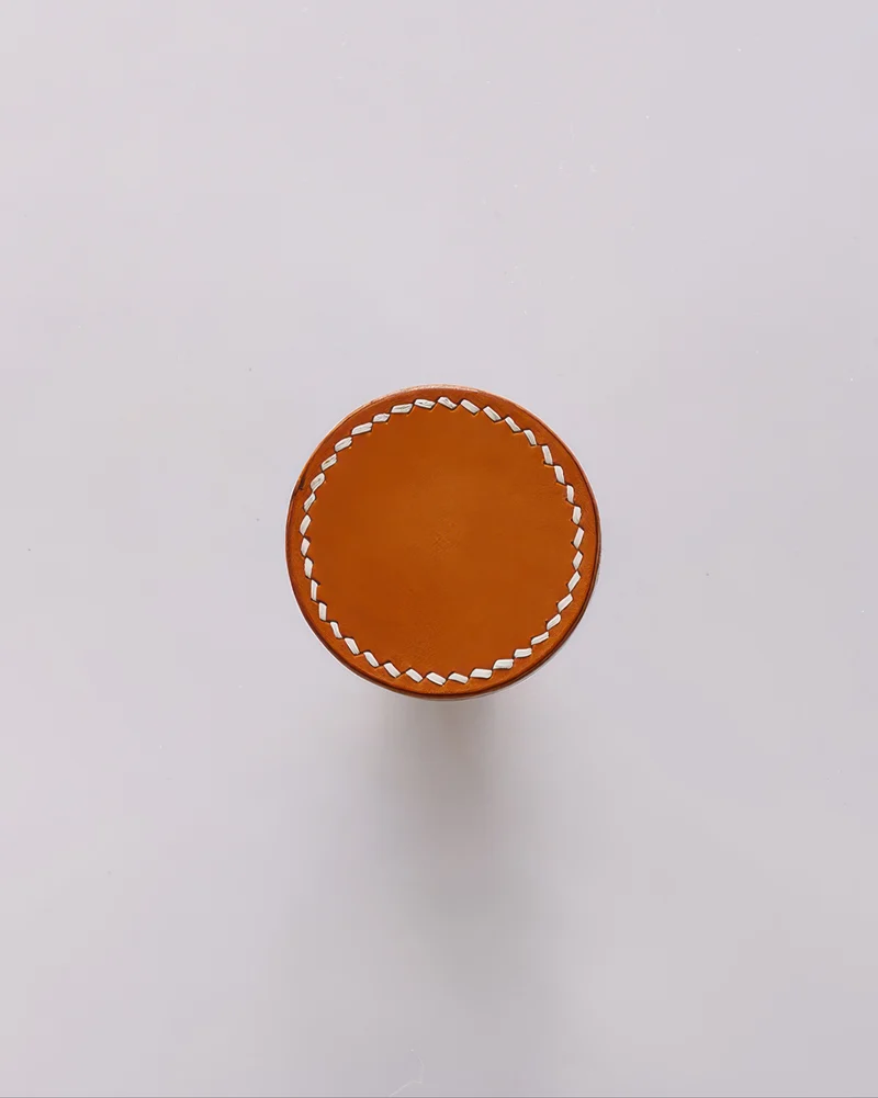 Leather Knob Curtain Wall Hook