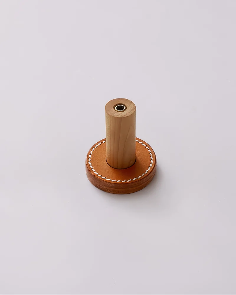 Leather Knob Curtain Wall Hook