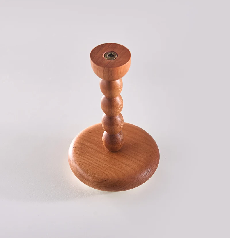 Lambswool Yarn Wooden Curtain Wall Hook