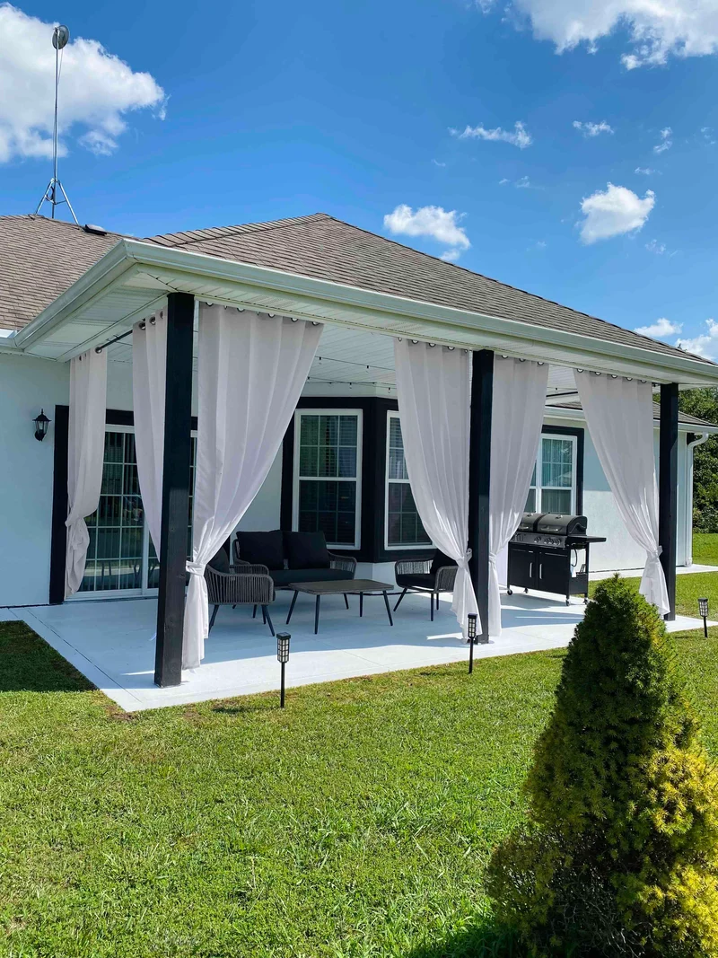 FadeShield™ Canvas Waterproof Lightweight Custom Outdoor Curtain