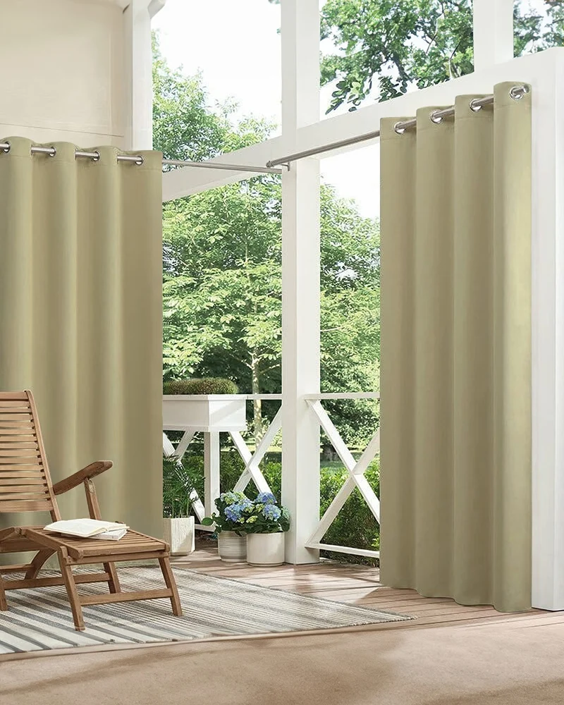 FadeShield™ Canvas Waterproof Lightweight Custom Outdoor Curtain