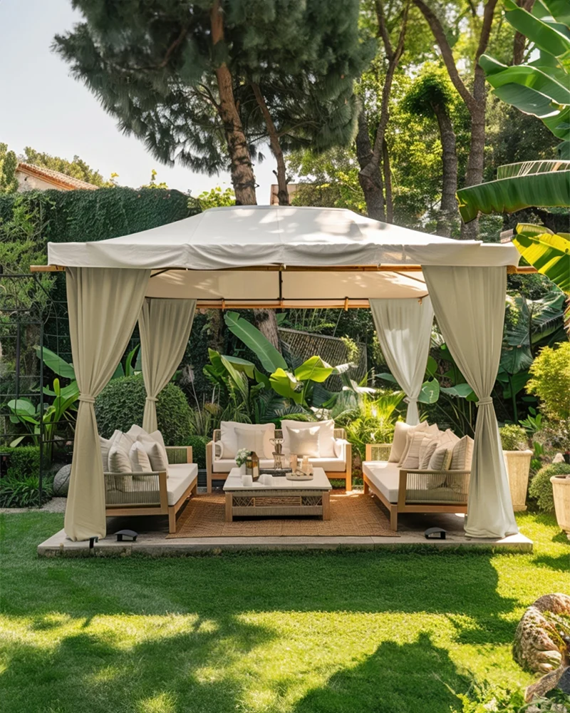 FadeShield™ Canvas Waterproof Lightweight Custom Outdoor Curtain