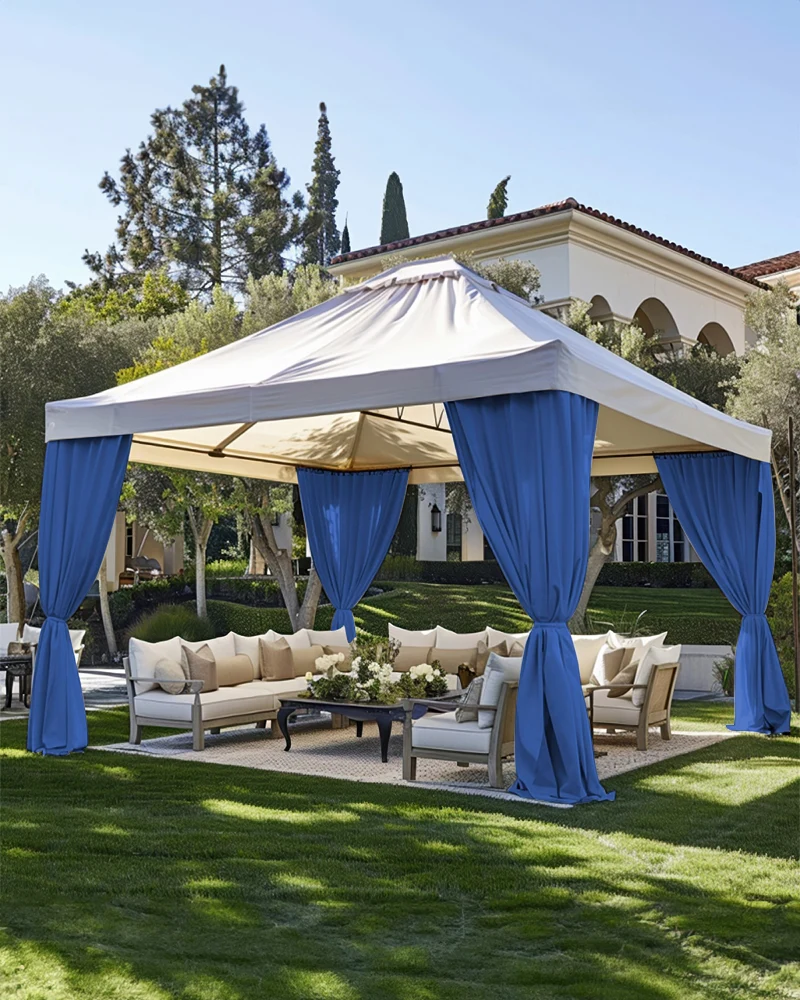 FadeShield™ Canvas Waterproof Lightweight Custom Outdoor Curtain