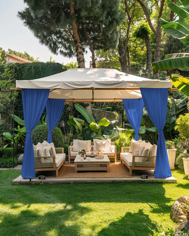 FadeShield™ Canvas Waterproof Lightweight Custom Outdoor Curtain
