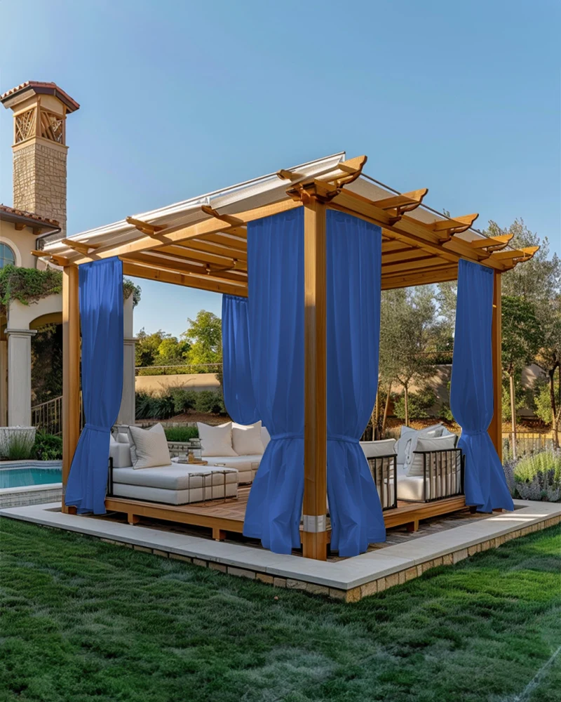 FadeShield™ Canvas Waterproof Lightweight Custom Outdoor Curtain