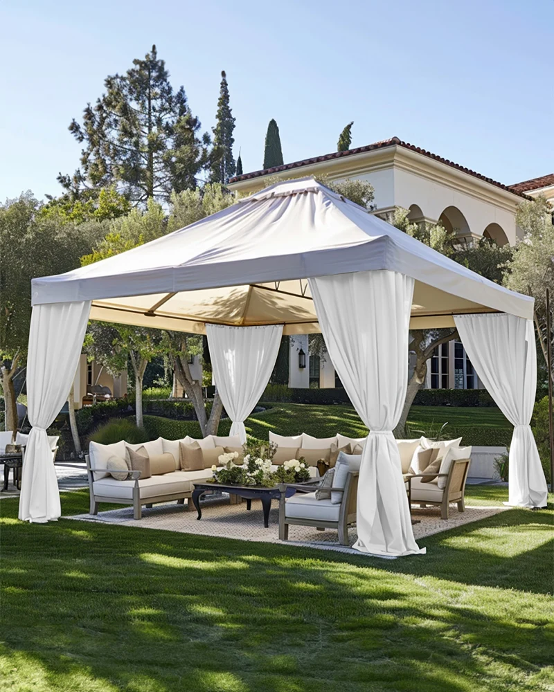 FadeShield™ Canvas Waterproof Lightweight Custom Outdoor Curtain