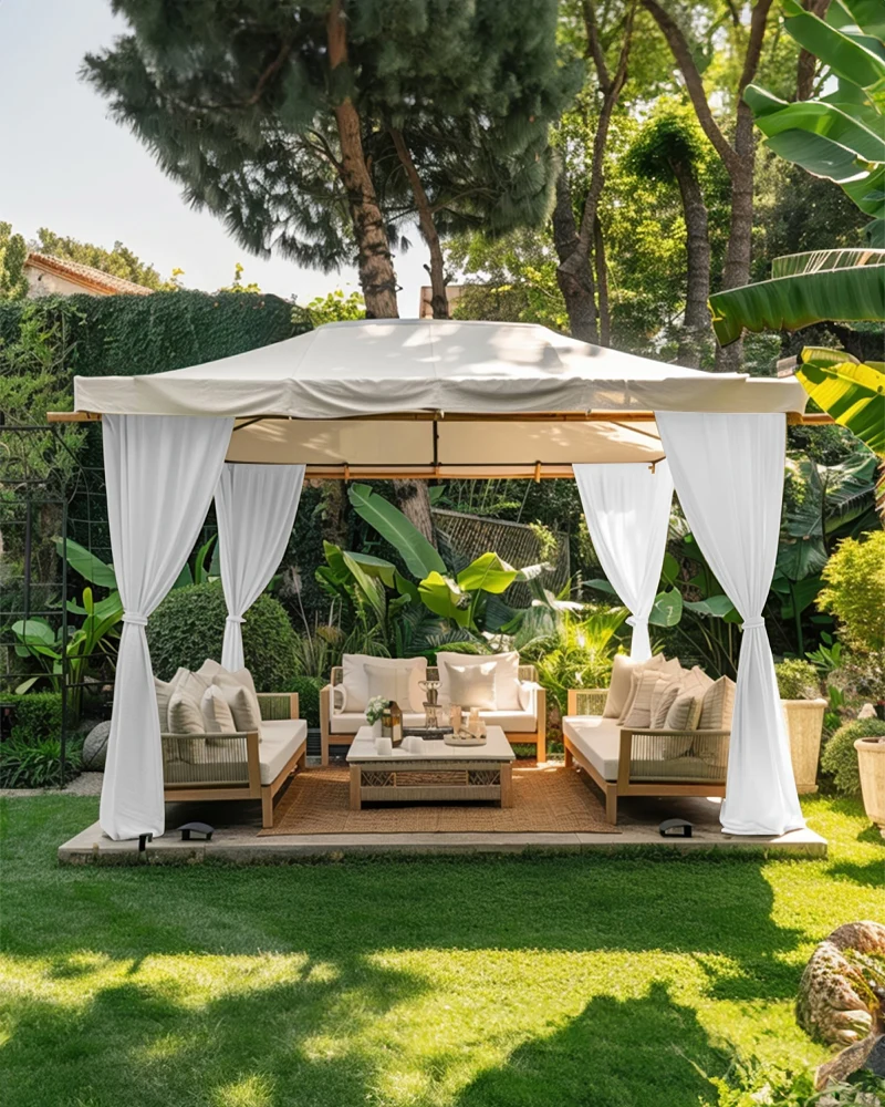 FadeShield™ Canvas Waterproof Lightweight Custom Outdoor Curtain