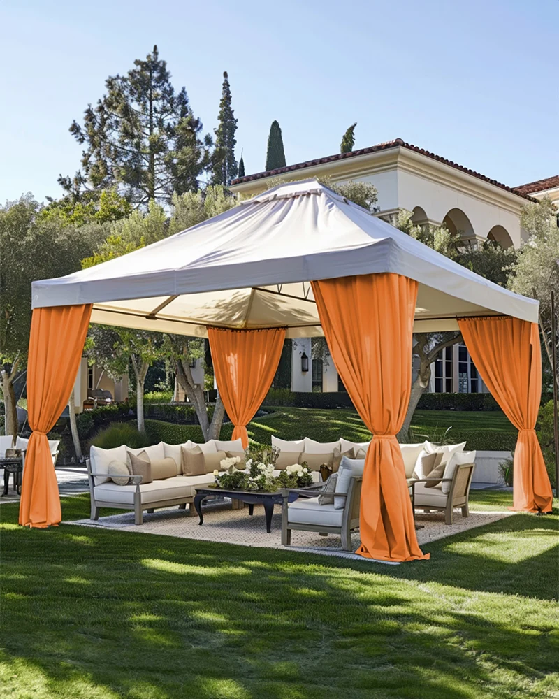 FadeShield™ Canvas Waterproof Lightweight Custom Outdoor Curtain